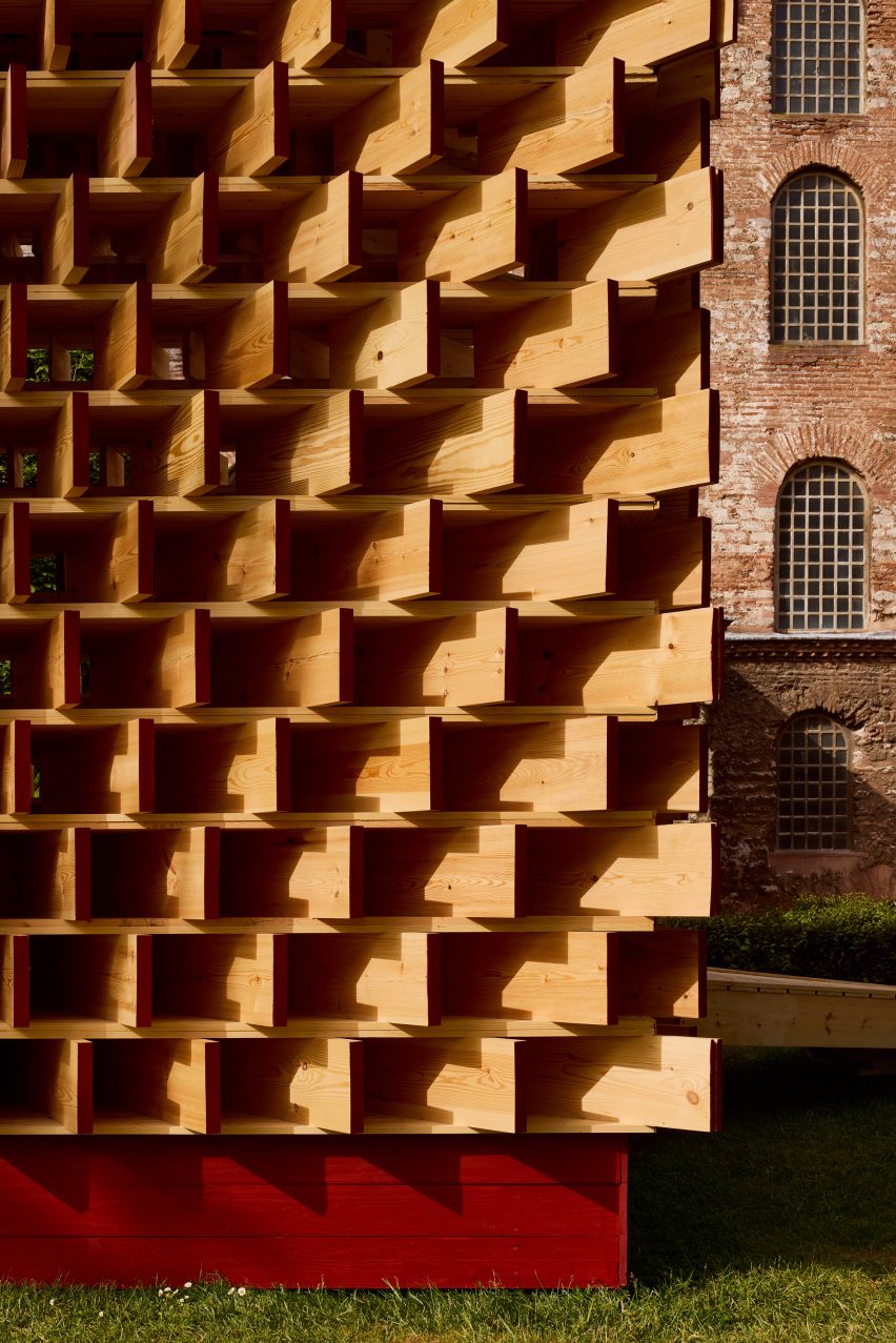 Close-up of Pavilion of the Moment