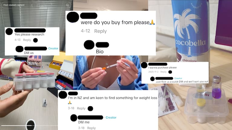 Compilation of sellers replying to commenters on social media. Source: TikTok. 