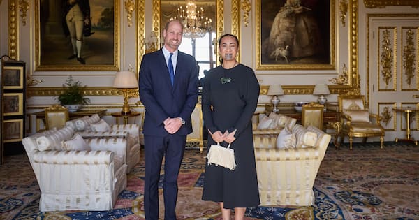 Māori Queen meets with Prince William at Windsor Castle