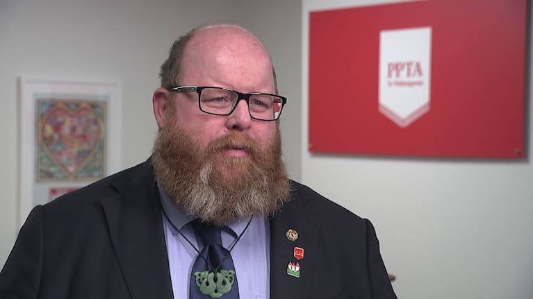 PPTA president Chris Abercrombie.
