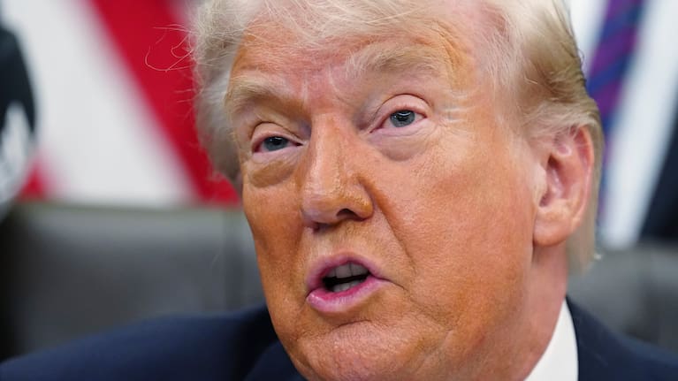 President Donald Trump speaks before signing a proclamation in the Oval Office at the White House, Tuesday, May 5, 2026, in Washington.
