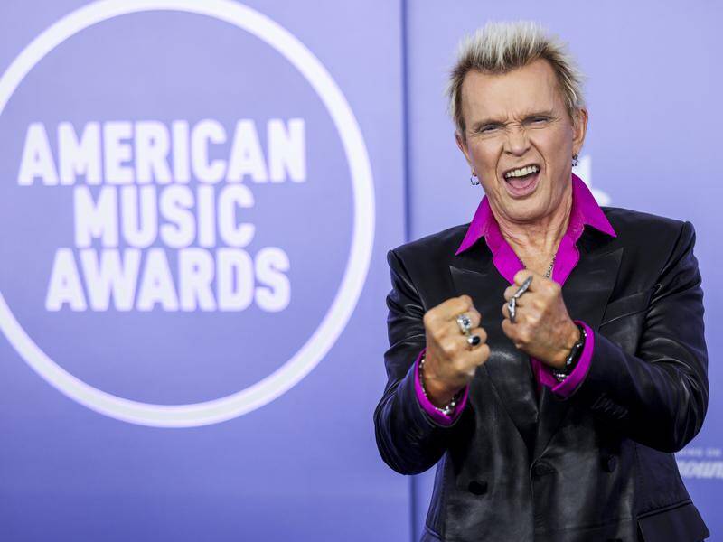 UK rocker Billy Idol has received the lifetime achievement accolade at the American Music Awards. Photo: EPA PHOTO