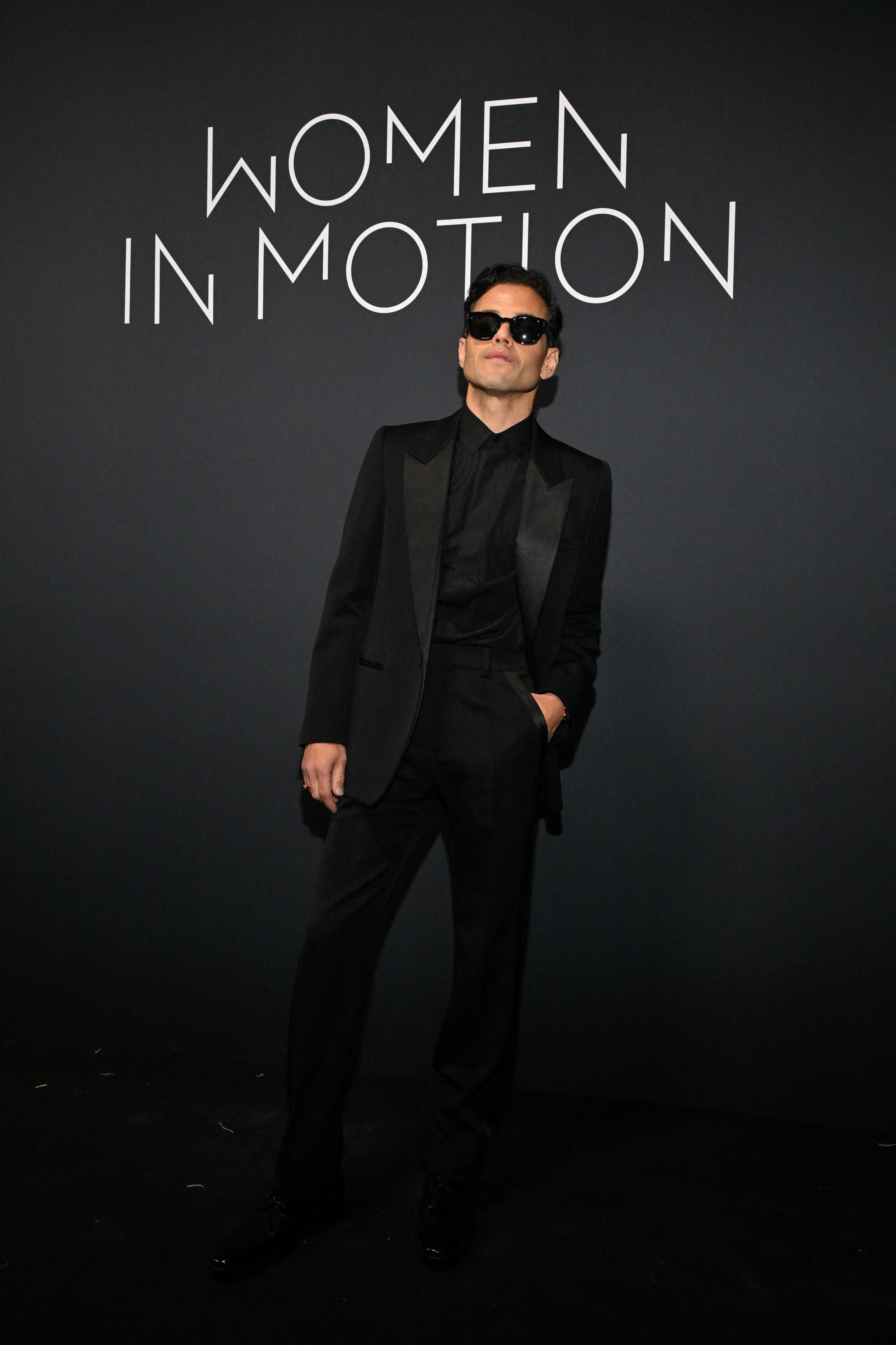 Rami Malek attends the 2026 Kering Women in Motion Awards during the 79th annual Cannes Film Festival at Place de la Castre on May 17, 2026 in Cannes, France.