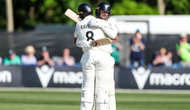 Ravindra, Blundell centuries save Black Caps Test against Ireland