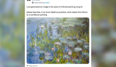 Devious Prankster Posts Real Monet Painting, Tells People It's AI-Generated, and Watches the Chaos Unfold