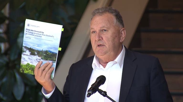 Regional Development and Resources Minister Shane Jones launched funding and strategy from Rotorua