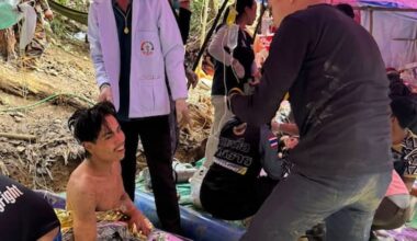 Rescuers free four men who had been trapped in flooded Laos cave