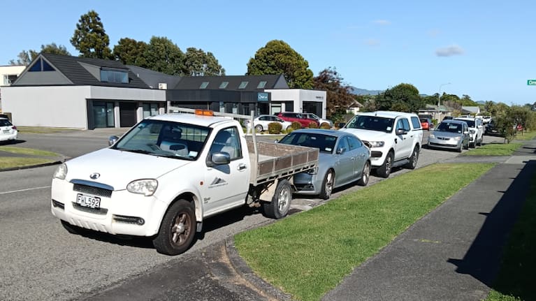 Resident John Phillips said the parked cars blocked drivers’ line of sight, making it dangerous to drive out from the village or to back out of the driveway to Kapanui Rd. 