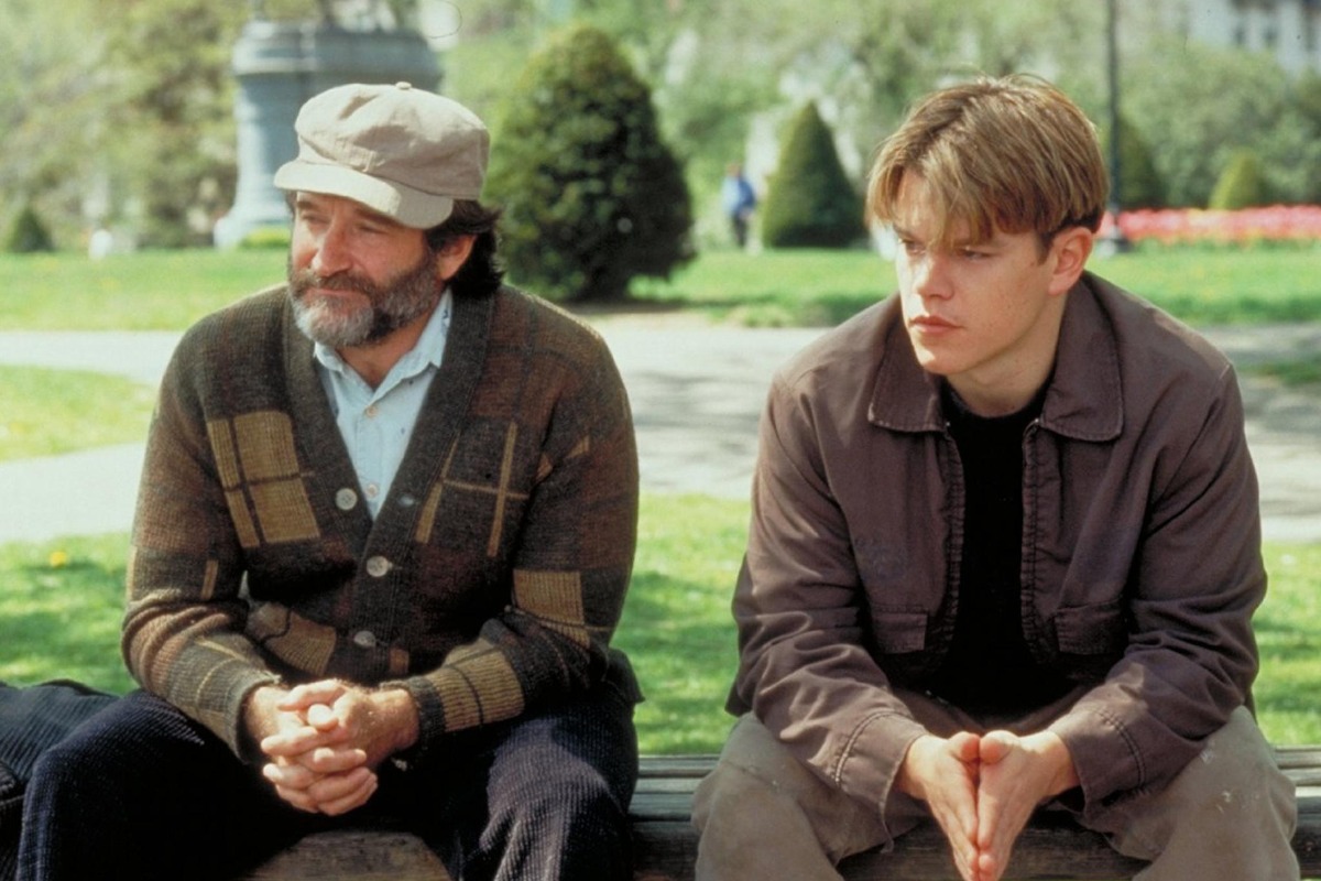 Robin Williams Boston park bench memorial