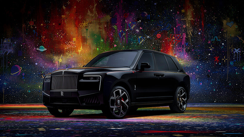 street art meets luxury as cyril kongo graffitis rolls royce black badge - 1
