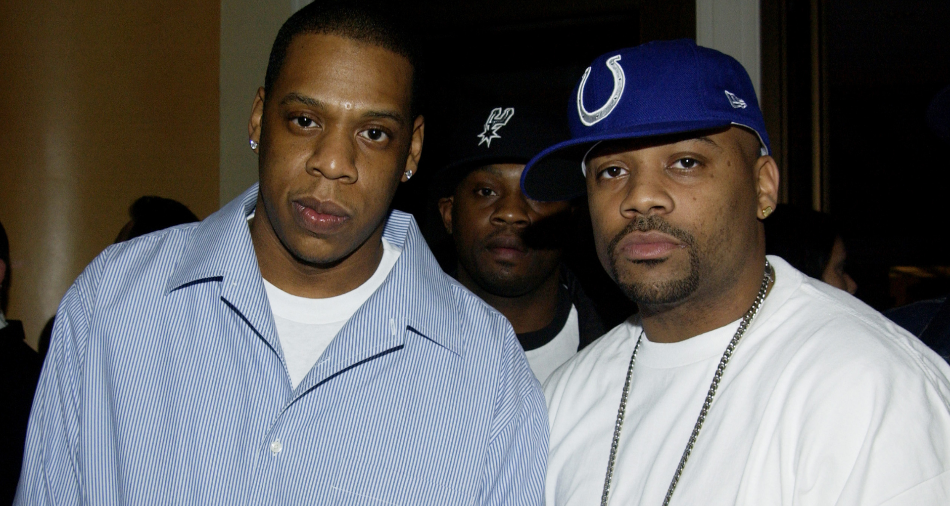 (L-R) Jay-Z and Dame Dash.