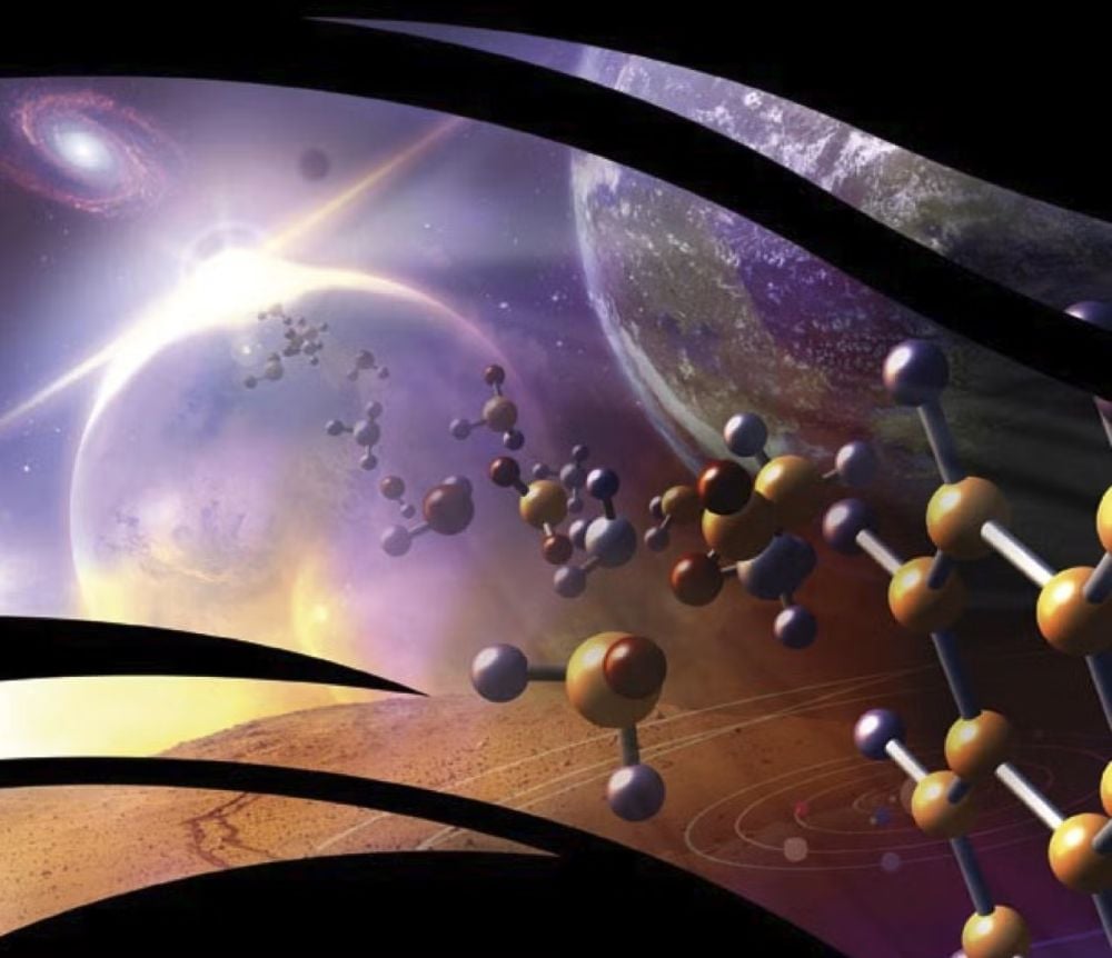 This artist's illustration symbolizes the search for individual chemicals that are biosignatures. But new research shows how fruitless this search might be, and how searching for statistical patterns in amino acids and lipids could be the way forward in the search for life elsewhere in the Solar System. Image Credit: NASA