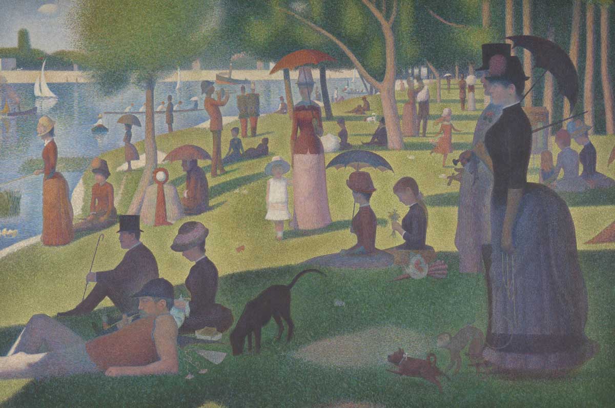 seurat sunday on la grande jatte