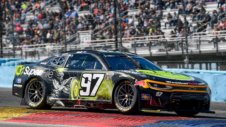 Shane Van Gisbergen drives during a NASCAR Cup Series auto race Sunday, May 10, 2026, in Watkins Glen