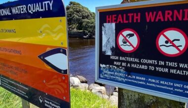 Pollution signs fail to deter Taranaki swimmers – councillors