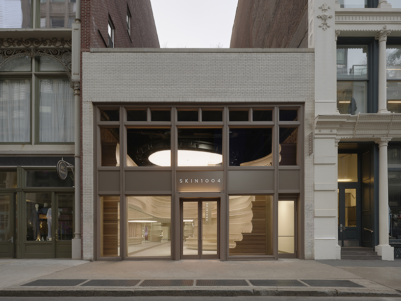 mirrored interiors and sculptural canyon-like forms shape skin1004’s soho flagship by LMTLS - 1
