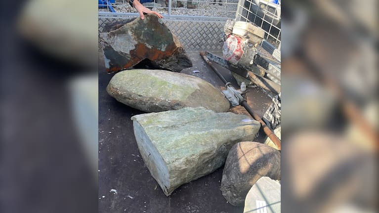 Some of the pounamu recovered by police.