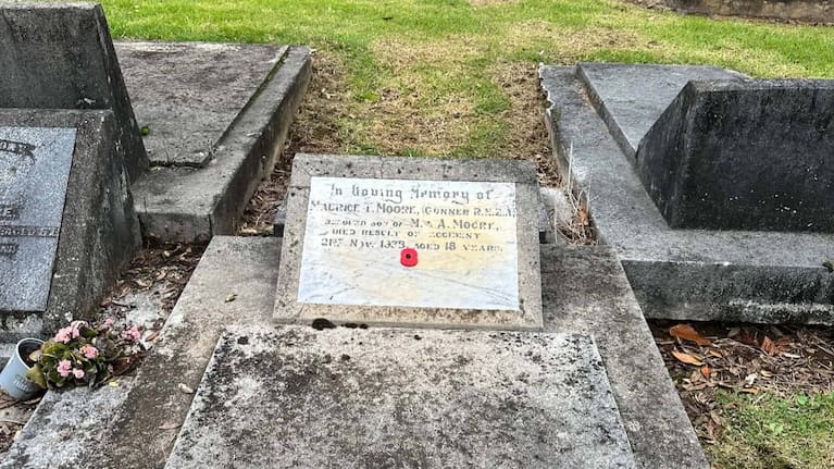 Strombom said the ceramic poppies pictured had been "deliberately and systematically" removed.