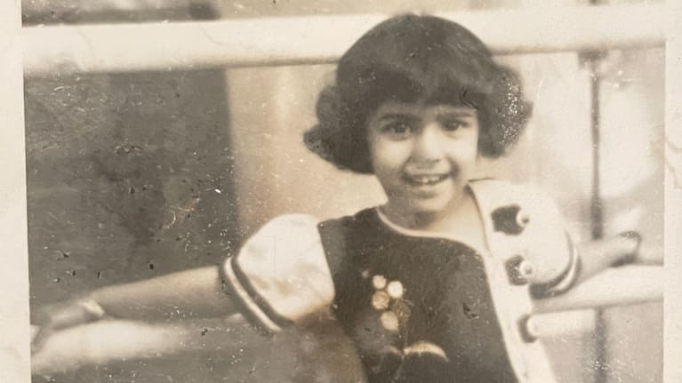 Sumita Paul in Bombay, 1977.