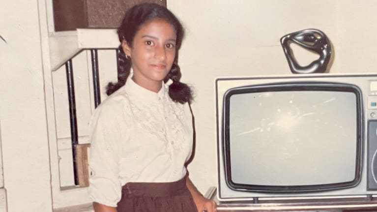 Sumita Paul in Kochi, India, in 1985.