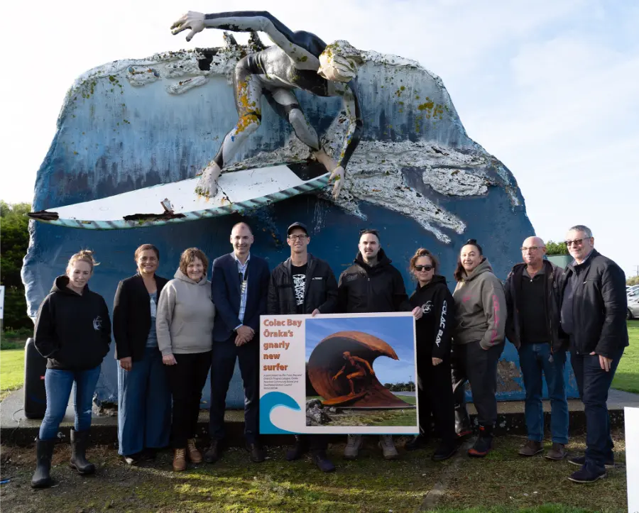 New Surfer Statue Coming to Colac Bay