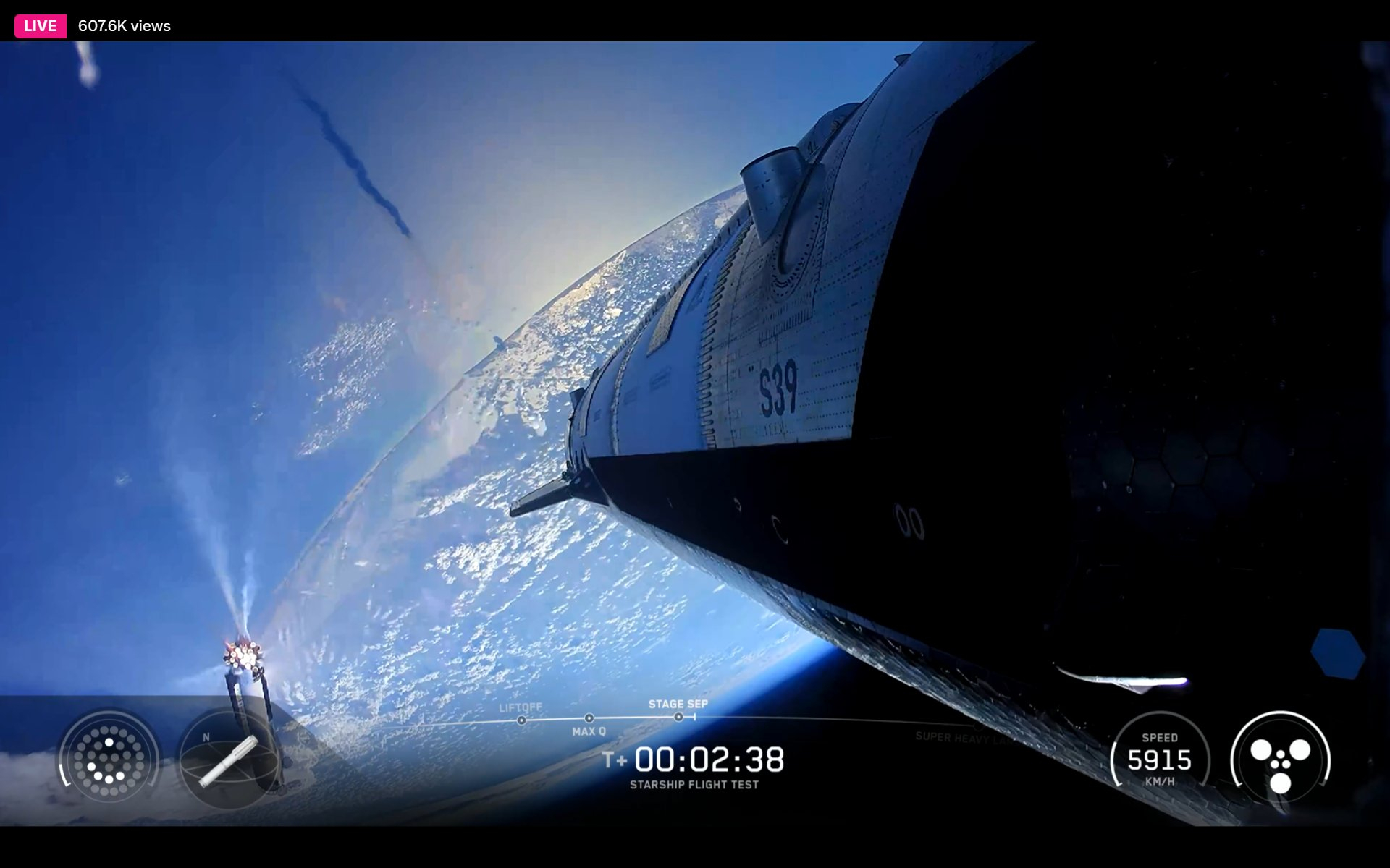 Starship V3 test flight