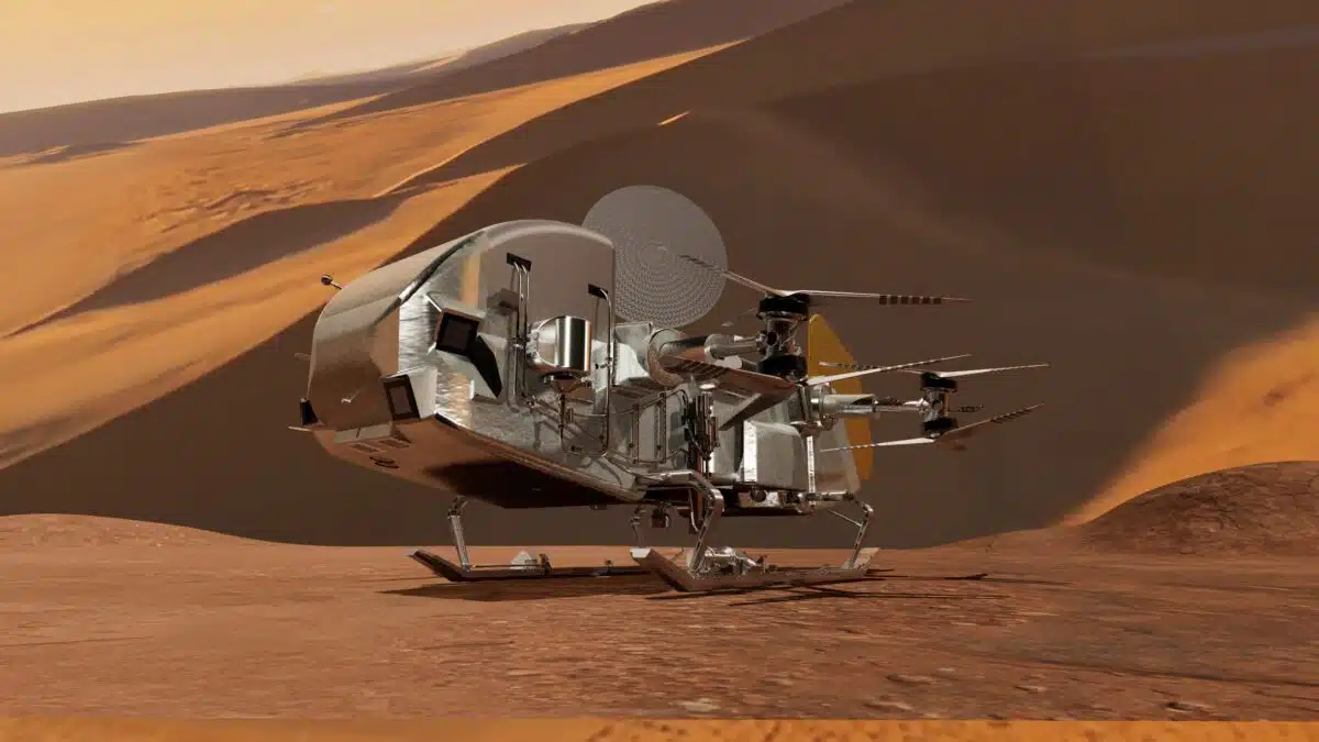The Dragonfly Dual Quadcopter Will Explore A Variety Of Locations On Titan