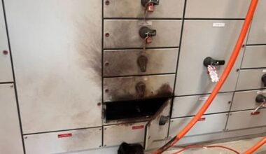 Electrician badly burned by arc flash from live switchboard