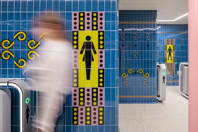 pink columns, blue tiles, and art deco motifs reshape london underground public toilets - 1