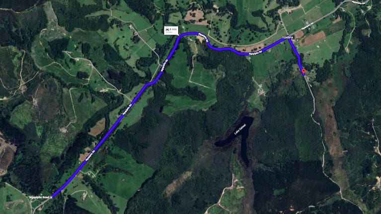 The distance between Ngapipito Rd, Kaikohe and Tana Rd, Moerewa was less than 4km by road.