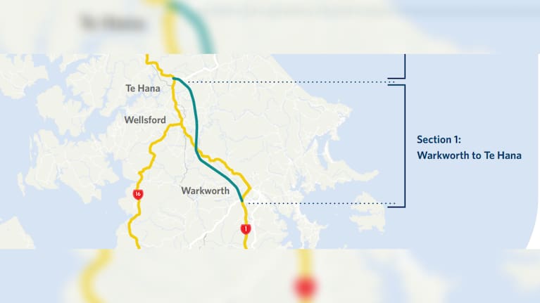The first stage of the Northland Expressway.