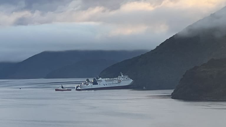 The Interislander ferry Aratere ran aground just outside Picton at around 9.45pm last night.