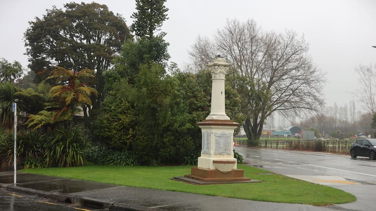 The pioneers memorial at Pioneers Park will need to be relocated, and several trees will need to be cut down, for the wharewaka to be built on the site. 