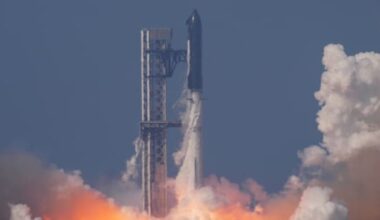 SpaceX launches its biggest Starship yet on a test flight