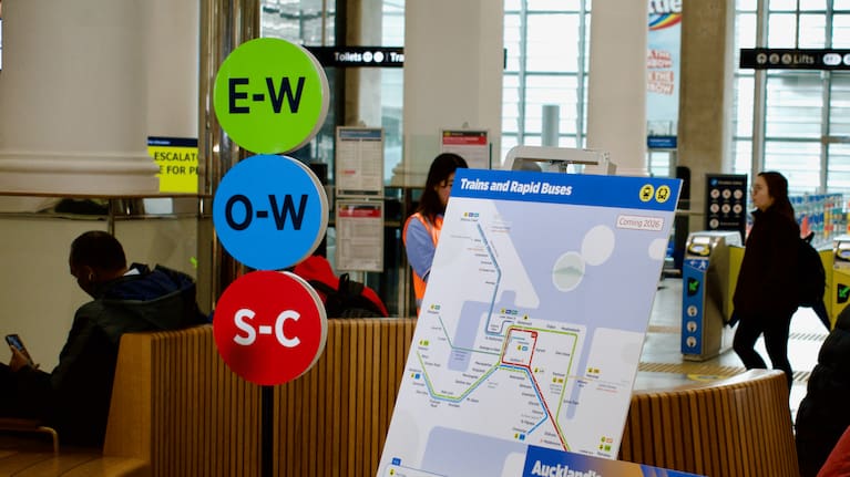 The three new rail lines will carry geographic names and two-letter codes.