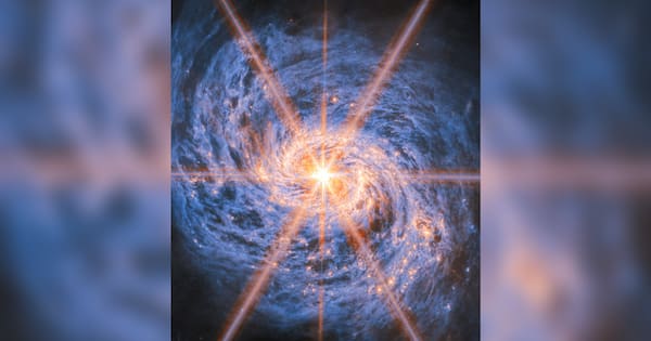 NASA telescope captures stunning image of distant galaxy