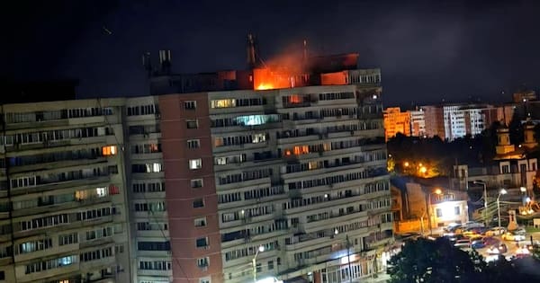 Russian drone targeting Ukraine hits Romanian apartment, injuring two