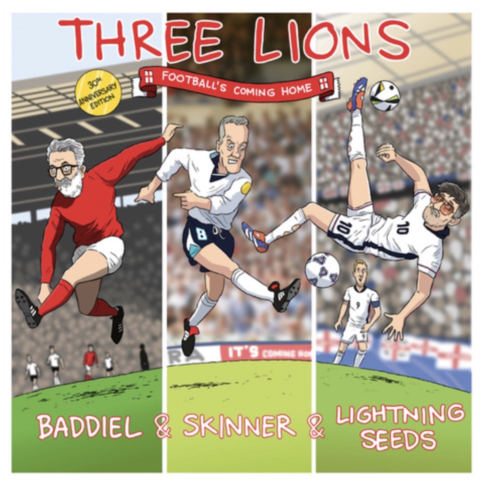 'Three Lions' 2026 cover artwork