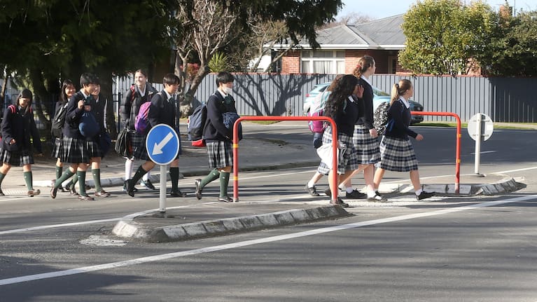 Traffic lights were supposed to be installed outside the Marlborough Girls’ College in 2019, until work on college colocation paused the project later that year.