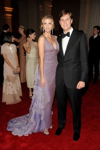 Ivanka Trump (L) and Jared Kushner attend the Metropolitan Museum of Art's 2010 Costume Institute gala.