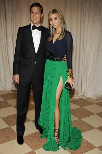 Jared Kushner (L) and Ivanka Trump attend the Metropolitan Museum of Art’s 2013 Costume Institute Gala featuring the opening of the exhibit Punk: Chaos to Couture.
