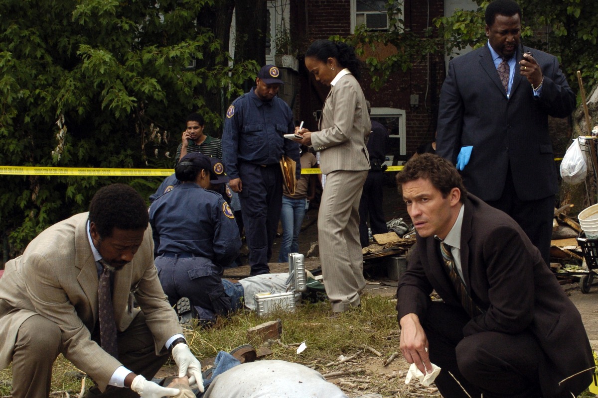 Wire crime scene word