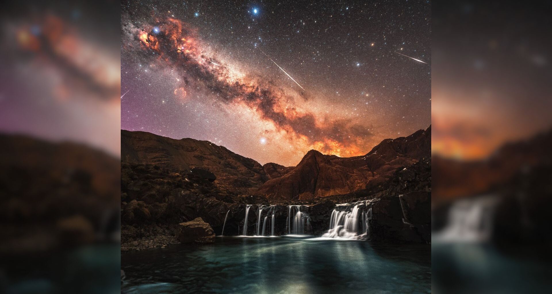 'Nothing short of magical': Astrophotographer captures Lyrid meteors beside the Milky Way