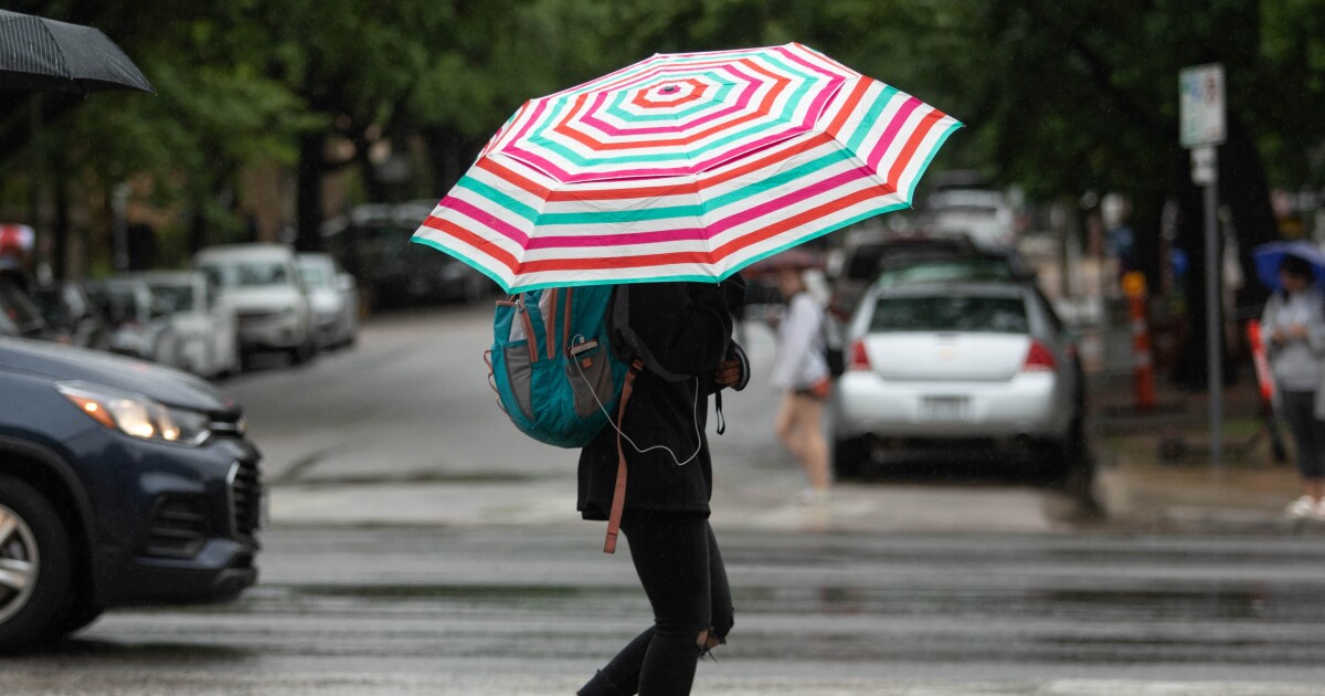 Cold front Sunday night brings risk of storms, hail to Austin