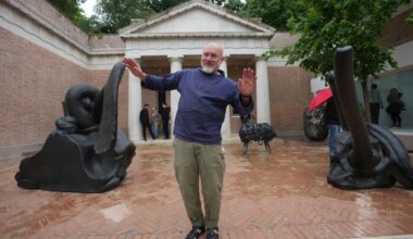 US artist Alma Allen brings bronze evil eye to Venice Biennale