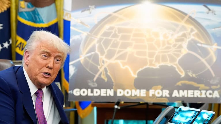 US President Donald Trump speaks in the Oval Office of the White House on May 20, 2025, in Washington.