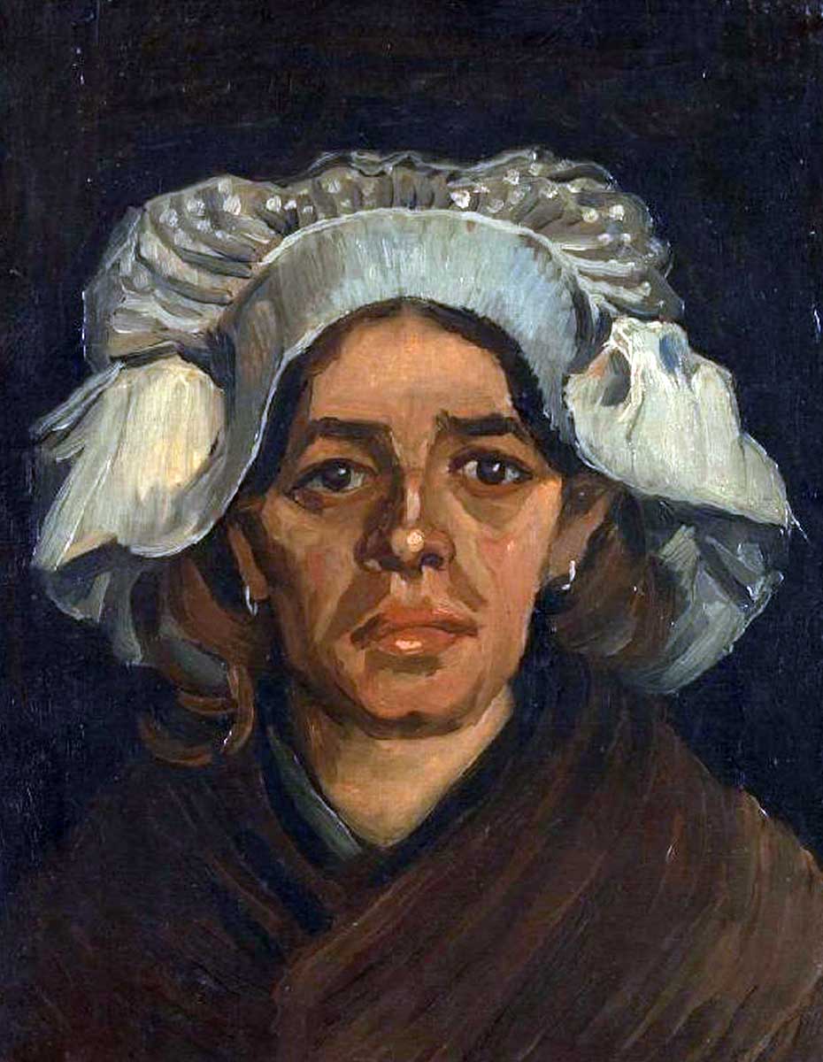 van gogh head of a peasant woman groot
