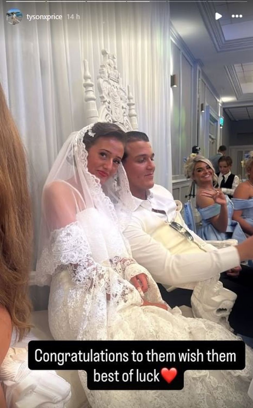 Venezuela Fury tied the knot with husband Noah Price