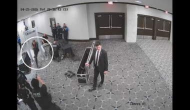 Video released of armed man storming correspondents' dinner