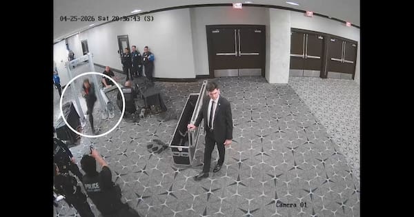 Video released of armed man storming correspondents' dinner